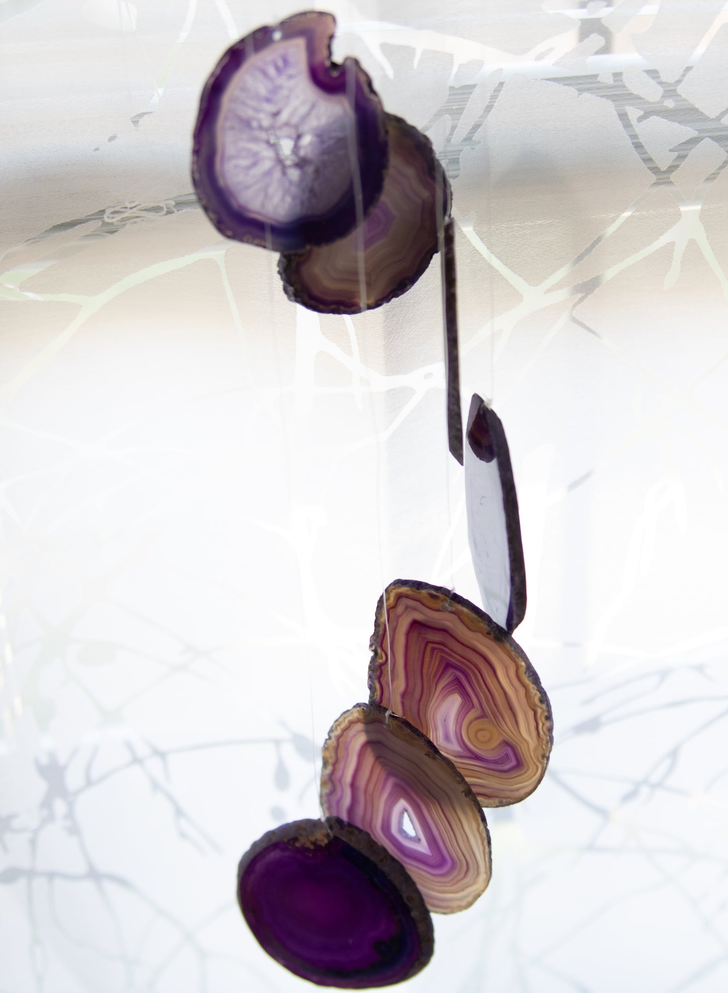 Sliced Agate Windchime